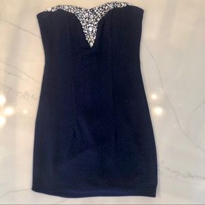 Sequin blue dress